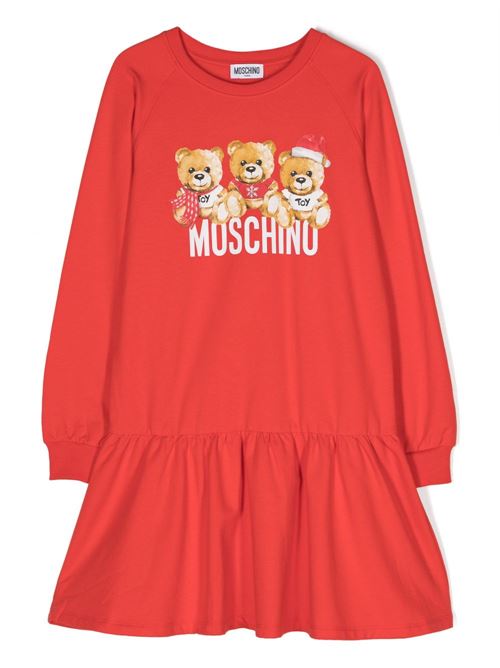 Abito bambina orsetti MOSCHINO KID-TEEN | HDV0DNLDA2650109